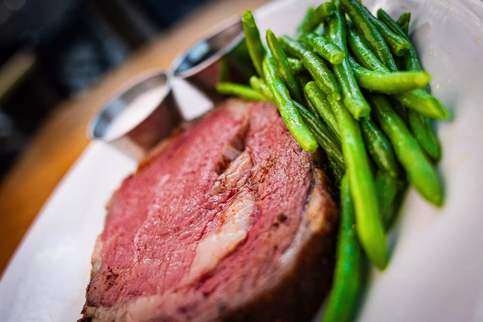 prime rib and green beans