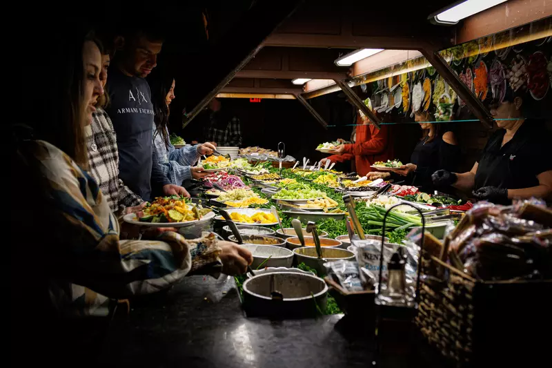 fresh salad bar