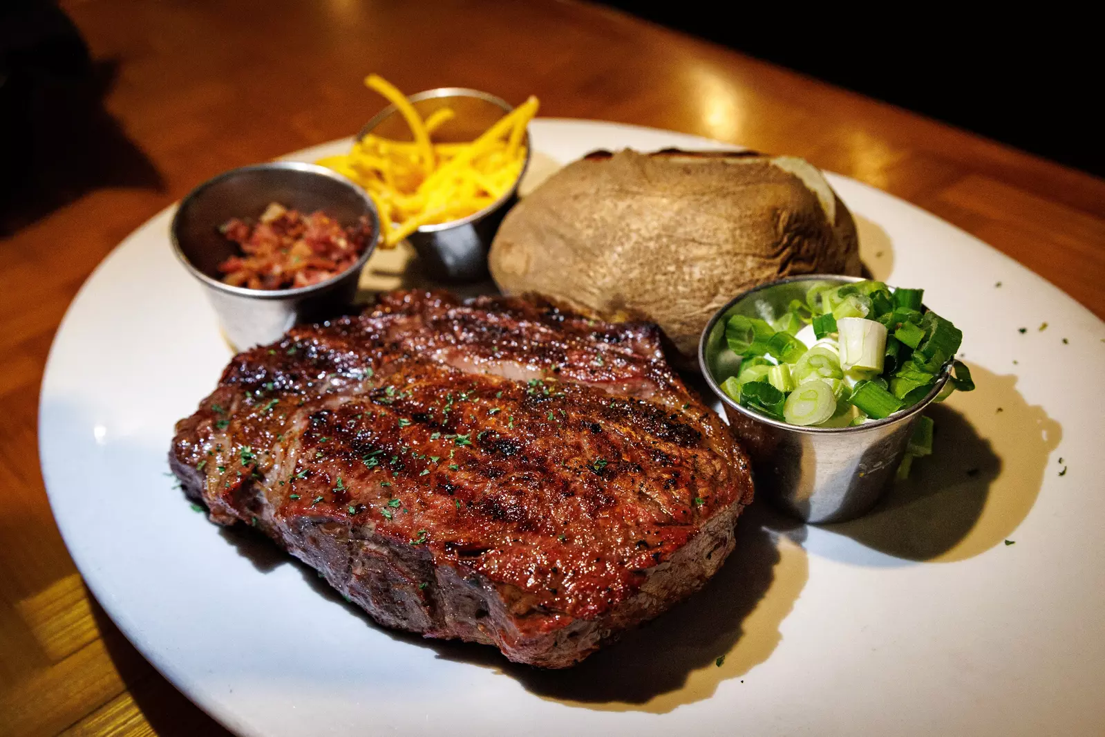 steak and baked potato