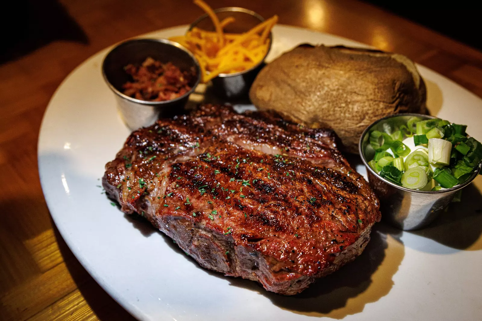 steak and baked potato