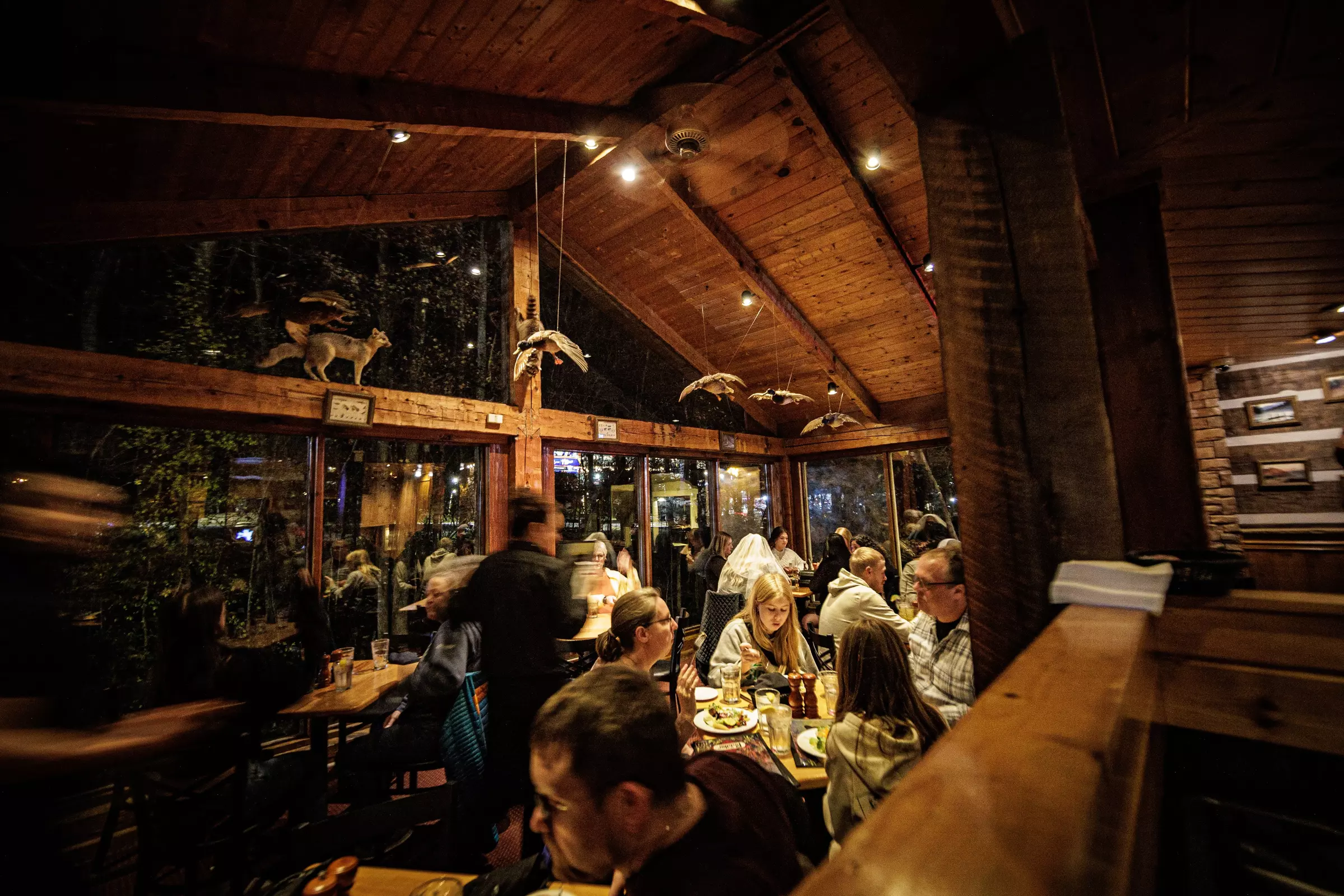 dining room at The Peddler Steakhouse in Gatlinburg