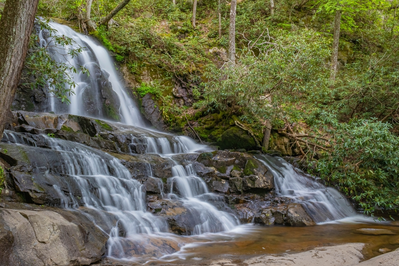 Laurel Falls in the Great Smoky Mountains National Park