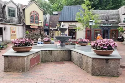 fountain at The Village Shops in Gatlinburg