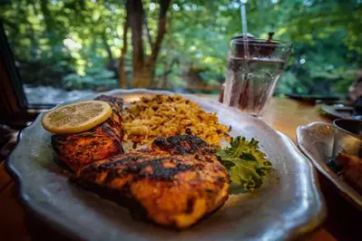 Grilled Chicken at The Peddler Steakhouse