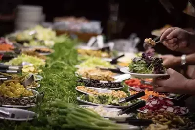 Salad Bar at The Peddler Steakhouse in Gatlinburg