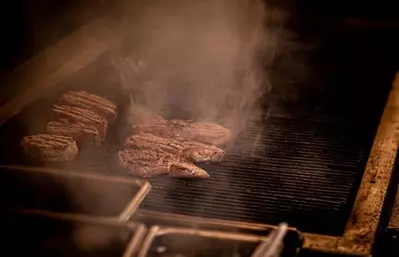 steaks on the grill