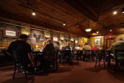 dining room at The Peddler