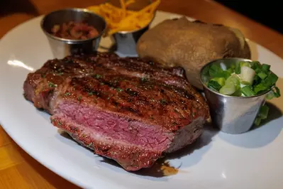 steak at The Peddler