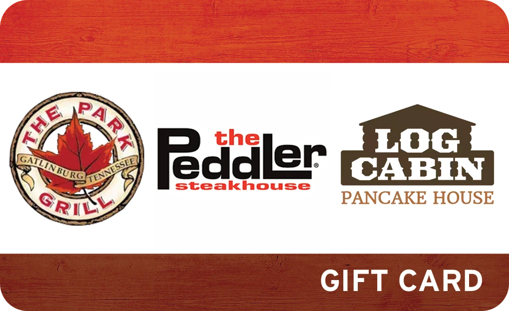 The Park Gril, The Peddler, Log Cabin Pancake House Gift Card