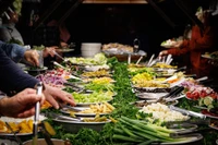Peddler salad bar