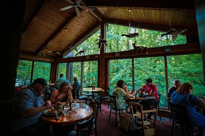 people dining at The Peddler