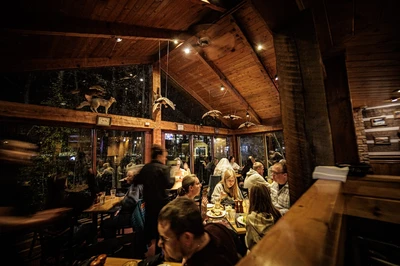 people dining at The Peddler